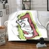 Simon's cat Flannel Blanket Soft Warm All-Season Throw, Design for Camping, Car Travel, Hiking Sofa, Bed, Office Perfect Gift for Parties