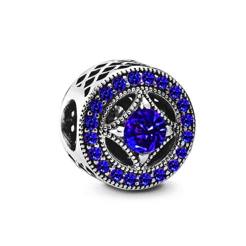 Новые медь Blue Collection Сова Дельфин Звездное Небо Мелкие Бусины-Подвески Совместимы С Оригинальными Подвесками Браслетами Для Женщин Сделай Сам