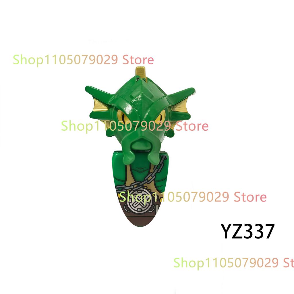 Ninja Themed Building Blocks Set With Dragon And Cartoon Characters Kids DIY Assembly Gift Toy