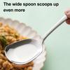 Суповая ложка с квадратной головкой из нержавеющей стали, с плоским дном, против проливания, половник для супа, утолщенная эргономичная ручка, сервировочный прибор для пасты, салата