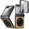 Чехол-книжка с защитой шарнира и подставкой для кольца для Samsung Galaxy Z Flip8 5G Flip 8 7 5 4 3 Flip7 FE Flip6 Flip5 Flip4 Flip3