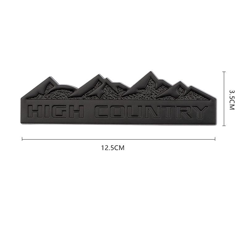 Metal Emblem Sticker Badge Body Trunk Snow Mountain Design Sticker For Jeep Wrangler Rubicon Renegade Compass Grand Cherokee jk