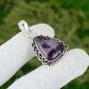 Звездный Аметист Камень Ручной Работы Февраль Рождение Подвеска Ювелирные Изделия 925 Стерлинговое Серебро