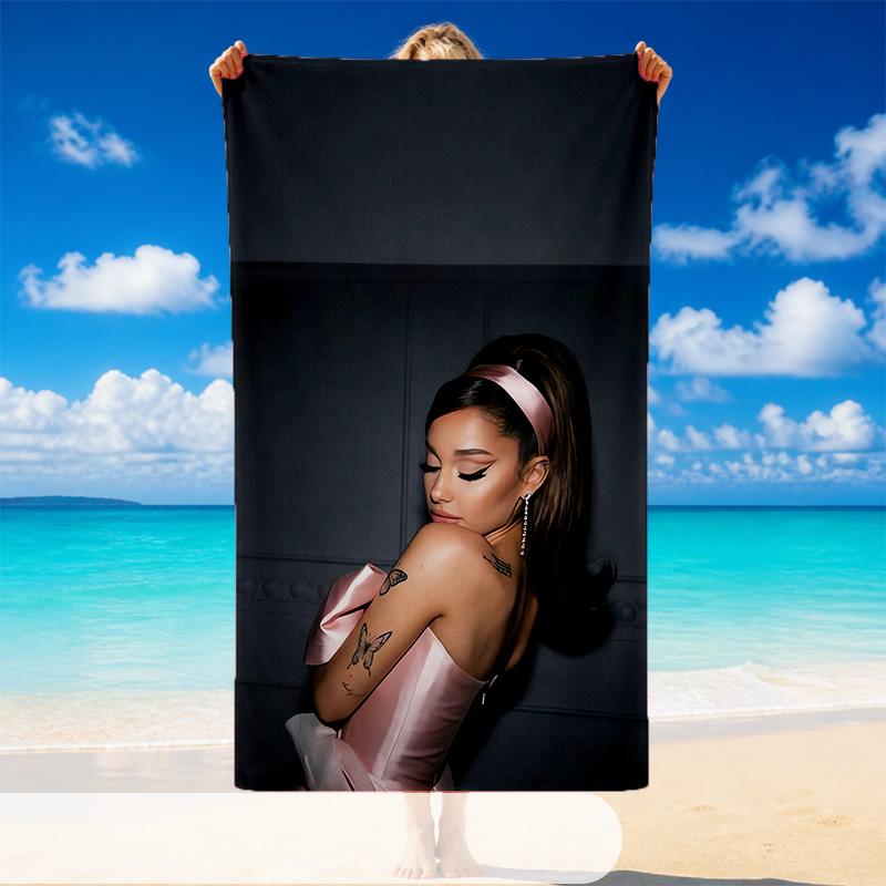 Ariana Grande Beach Towel, Soft Large Absorbent Towel For Beach Swimming Pool Travel Vacation