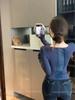 Зимний топ с V-образным вырезом, длинным рукавом, кружевной вставкой и приталенным силуэтом - Женская сексуальная базовая водолазка с утягиванием талии