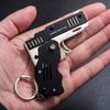 High-quality CNC Aluminum Mini Steel Gun R Mini Crossbow Gun Outdoor Shooting Mini Toys