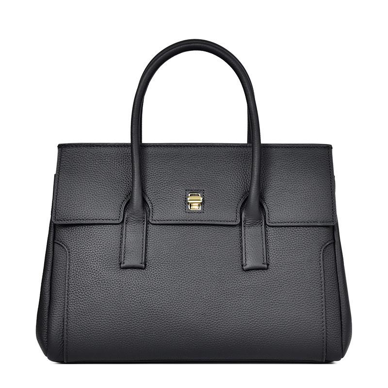 Женская сумка из натуральной кожи, женская, новинка 2025 года, высококачественный стиль, верхний слой из коровьей кожи, модная сумка через плечо большой емкости для поездок на работу