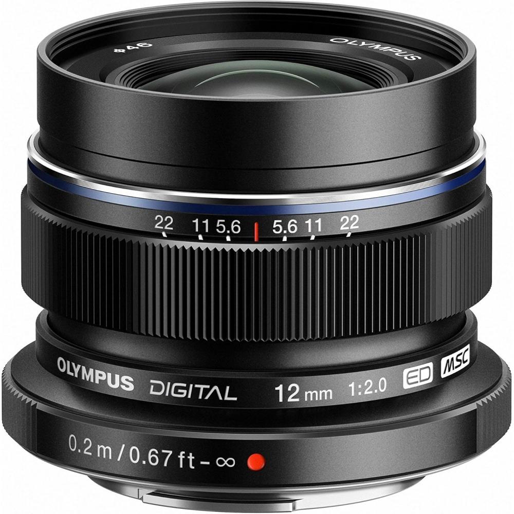 Om System M.zuiko Digital Ed 12mm F2.0 Black