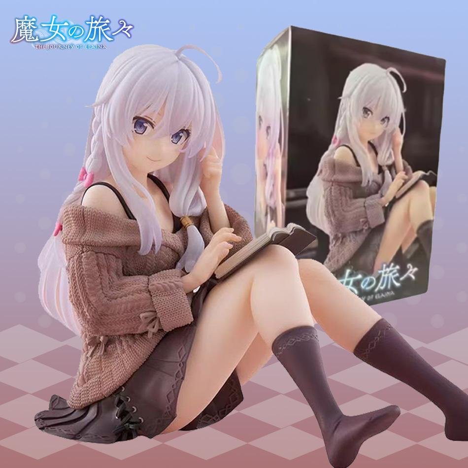 10 см Путешествие Элайны Блуждающая Ведьма Аниме Фигурка Действия ПВХ Модель Кукла Коллекционная Игрушка Подарок