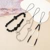Phone Hanging Chain Beaded Mobile Phone Strap Universal Phone Lanyard Adjustable Cell Phone Charm Strap