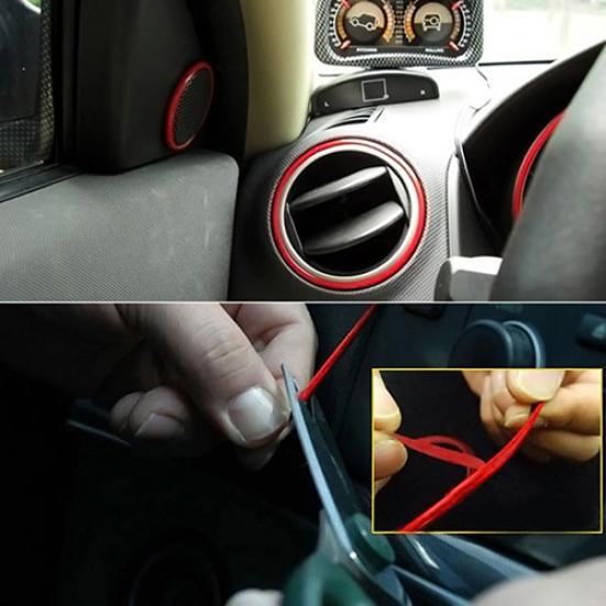 5 метров прочный неувядаемый яркий цвет смолы кузов автомобиля наклейки нить наклейка