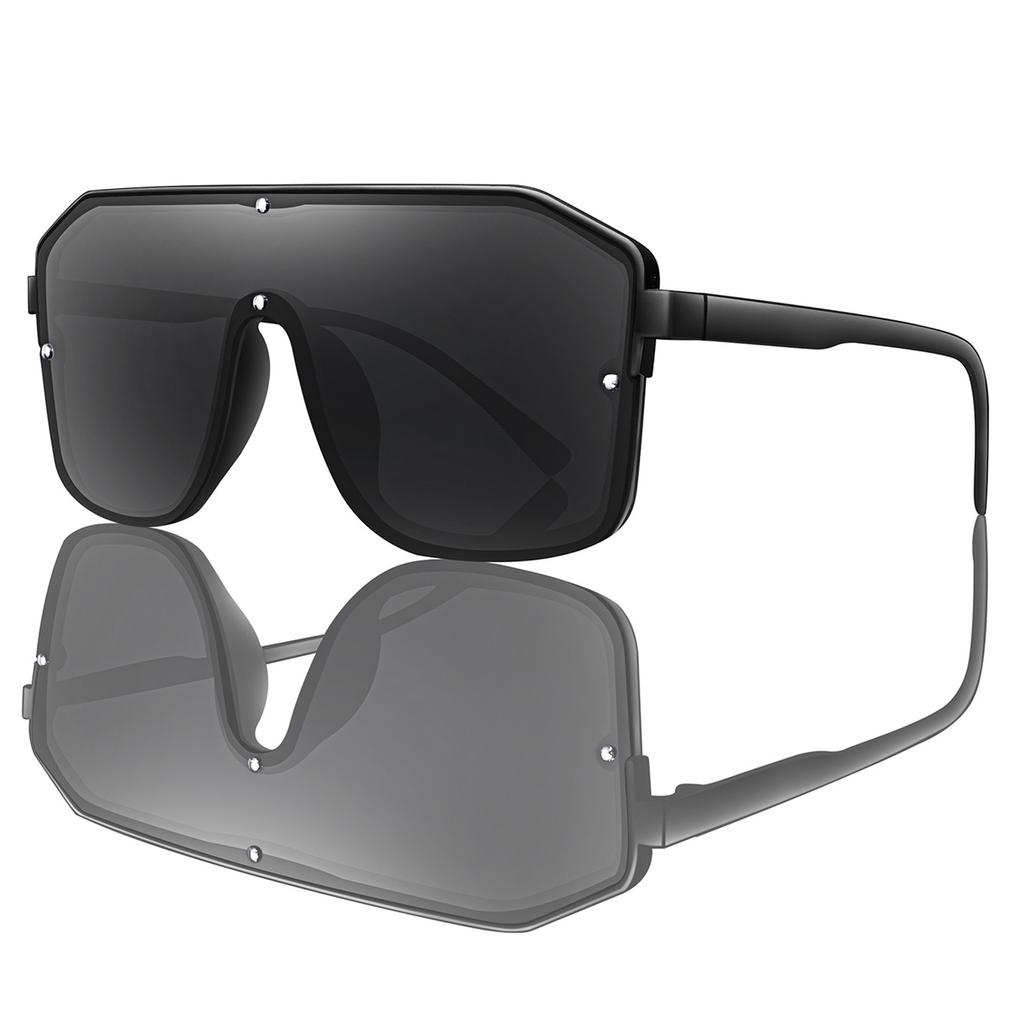 Модные квадратные солнцезащитные очки с большой оправой для мужчин и женщин, ветрозащитные очки для велоспорта с защитой от УФ, очки для активного отдыха, вождения, путешествий