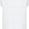 Emporio Armani EA7 Весна/Лето 2024 Однотонная футболка с буквенным логотипом Свободный крой Короткий рукав Мужские топы Белый 3DPT24-PJUVZ-1133
