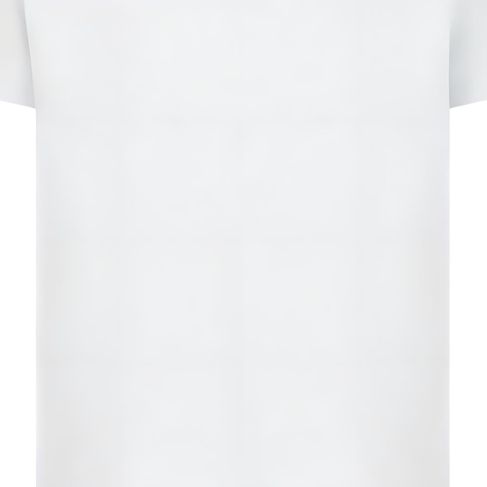 Emporio Armani EA7 Весна/Лето 2024 Однотонная футболка с буквенным логотипом Свободный крой Короткий рукав Мужские топы Белый 3DPT24-PJUVZ-1133