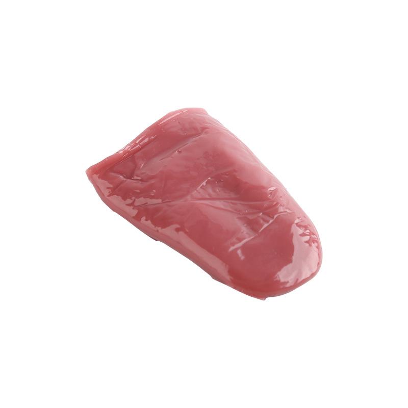 Simulated Soft Rubber Fake Tongue Prank Prop for Piercing and Magic Tricks