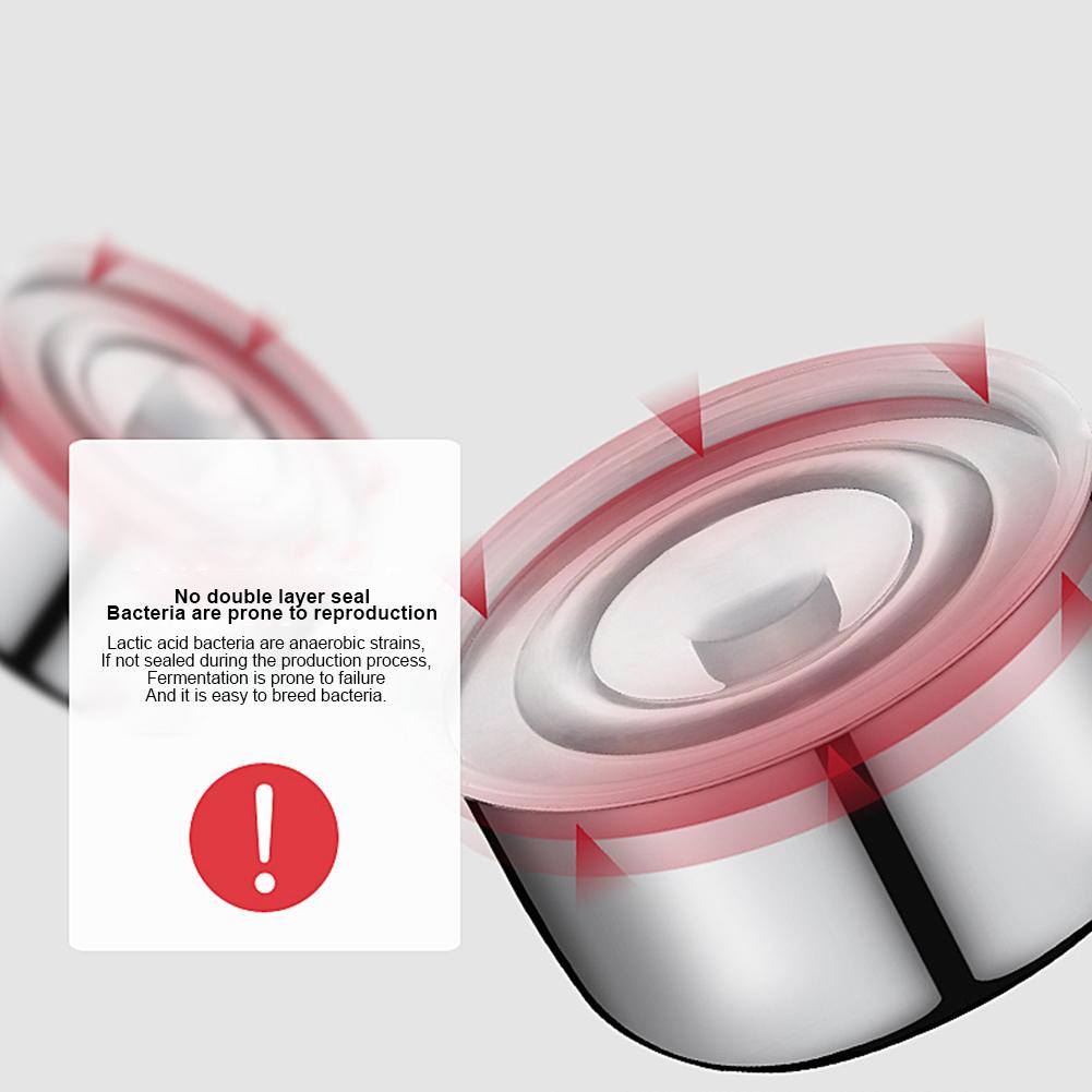 1л йогуртница с контейнером из нержавеющей стали греческая йогуртница автоматическая йогуртница для йогурта натто рисовое вино