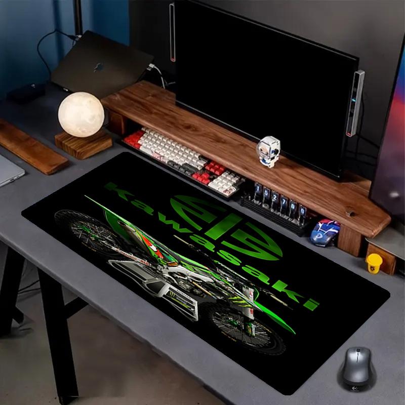 Kawasaki Print Mouse Pad, Anti‑Slip Desktop keyboard Mat, for PC Laptop Gaming Working Daily Use, Cool Festival Birthday Gift