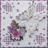 Cutting Stencil Flower Corner Pattern Smooth Lightweight Template Metal Mold for Daily Use
