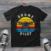 Футболка с принтом Пилот Дрона Капитан Крылья Авиакомпании Camisa Полиэстер Геометрический Буквы Растения Слоган Мужская Спортивная Одежда Повседневная Футболка