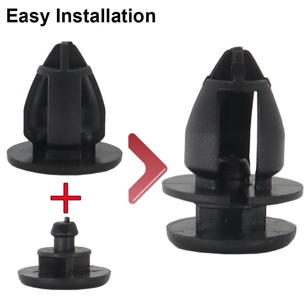 20 шт., зажимы для внутренней панели боковой двери автомобиля, фиксаторы, крепежные детали для Renault Trafic Kangoo Clio OE #7703077434, автомобильные аксессуары