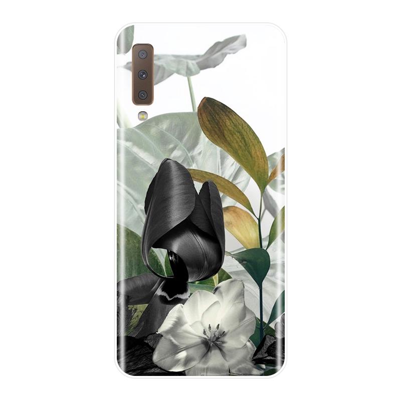 Чехол для телефона с эстетическим цветком и цветочным рисунком для Samsung Galaxy A3 A5 A7 2016 2017, задняя крышка для Samsung Galaxy A5 A7 2018 A6 A8 Plus
