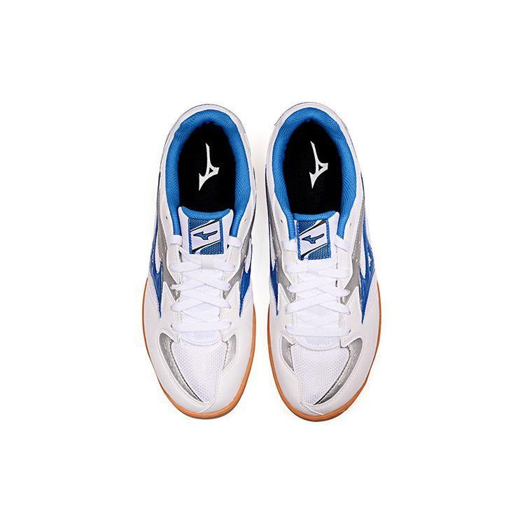 Mizuno Crossmatch Plio RX 4 Удобные Спортивные Дышащие Легкие Низкие Тренировочные Кроссовки Унисекс Белые Синие 81GA183028