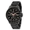 Mens Watch Challenger Series Quartz Date Display 10 ATM Water Resistant Chronograph 44mm Black Dial Stainless Steel Tachymeter Fashion Gift