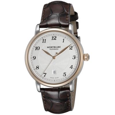 Часы Time Walker Automatic с черным циферблатом из нержавеющей стали и сапфировым стеклом, автоматическим заводом, водонепроницаемостью 10 АТМ, швейцарской перьевой ручкой, шариковой ручкой, часы 116096