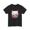 RAMEN КОТЕНОК АРТ ФУТБОЛКА FUN KAWAII ПОДАРОК МУЖЧИНЫ ЖЕНЩИНЫ ПОДРОСТКИ ЯПОНИЯ УЛИЧНАЯ РУБАШКА