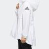 Adidas Alphabet Logo Print Sports Hooded Jacket Women Outerwear White FM9251
