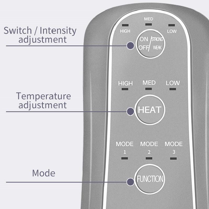 Multifunctional Leg Massager Heating Air Compression Leg Foot Massager Pain Relief Improve Circulation Calf Massage Machine