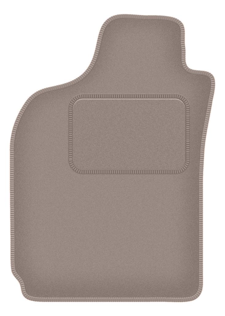 Beige driver's mat for: Fiat Siena sedan (1996-2006)