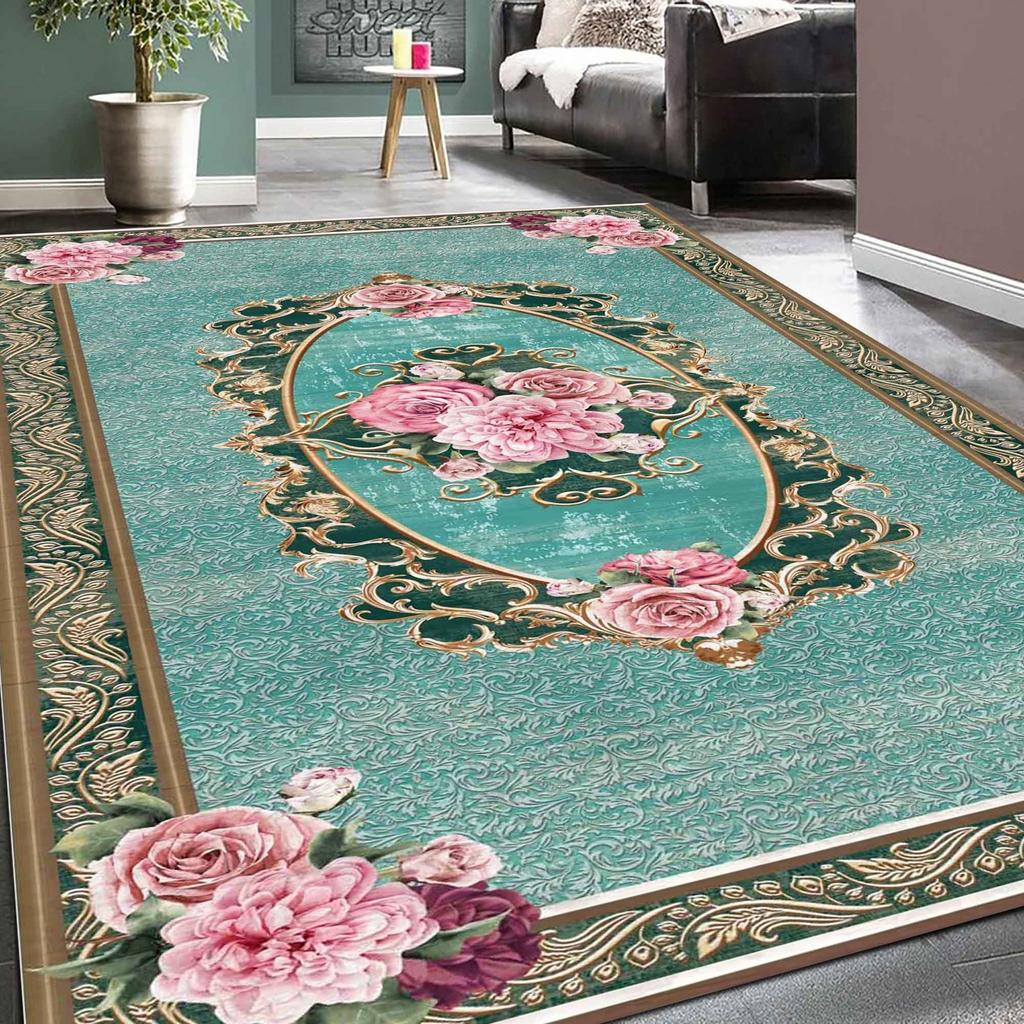 Sinera декоративный, специальный дизайн, хлопковая основа, нескользящий, моющийся, антибактериальный, ковер для гостиной