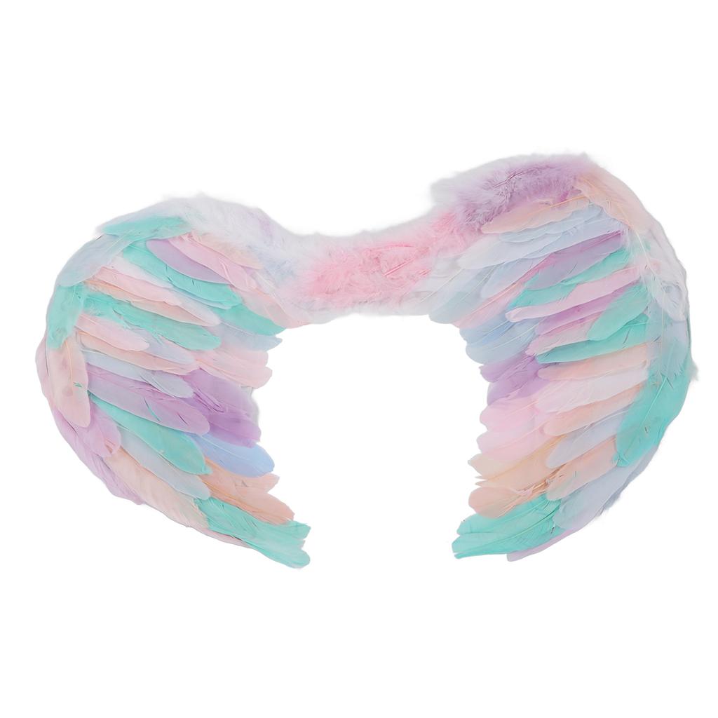 Красочные крылья ангела, легкие, изысканные, искусственные крылья ангела для вечеринки на Хэллоуин