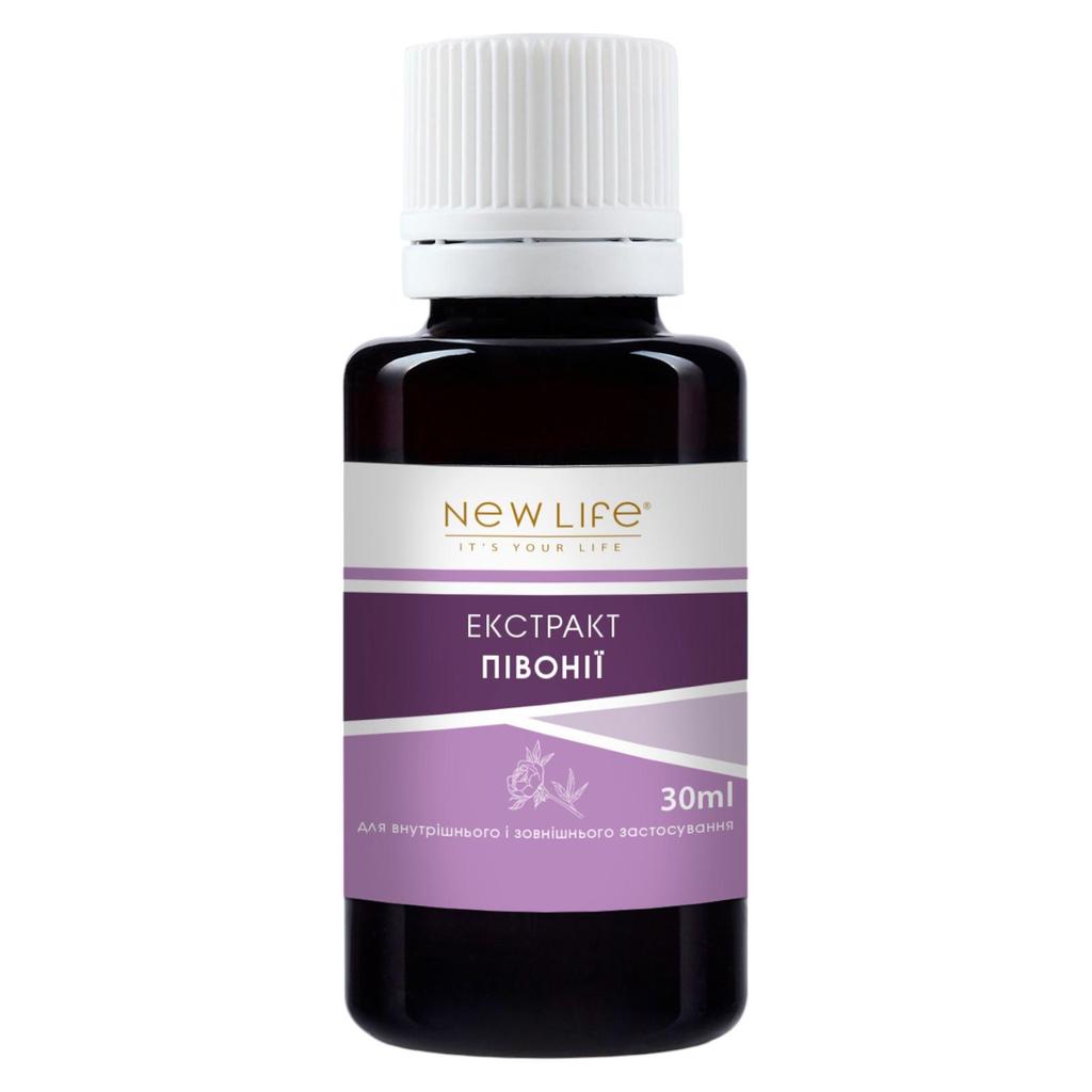 Пиона Экстракт Настойка Травяная Жидкость Добавка Диетическая New Life