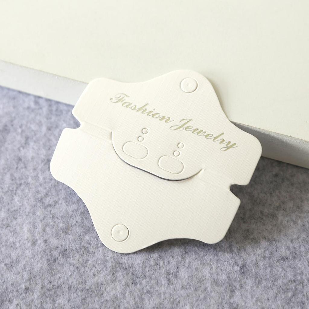 100 шт./пакет, крафт-бумага, лента для волос, упаковка для карточек, ПВХ-бирки, демонстрационные карты для ювелирных изделий, серьги, браслет, ожерелье, подвесные открытки