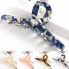 Acetic Acid Marble Textured Hair Claw Acetate Women Hair Claw Fashion Temperament Barrettes Shark Crab Clips Hair Accessoires