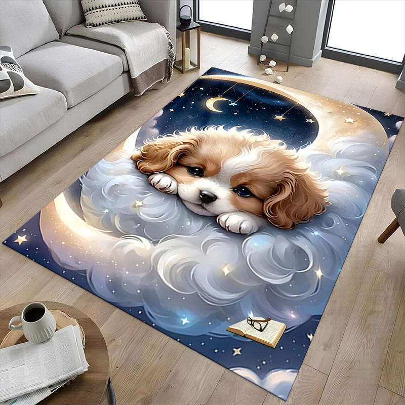 1PC Moon Cloud Extra Large Non-Slip Floor carpet, Office, family, bedroom, Studio - Large Area RugJ0391