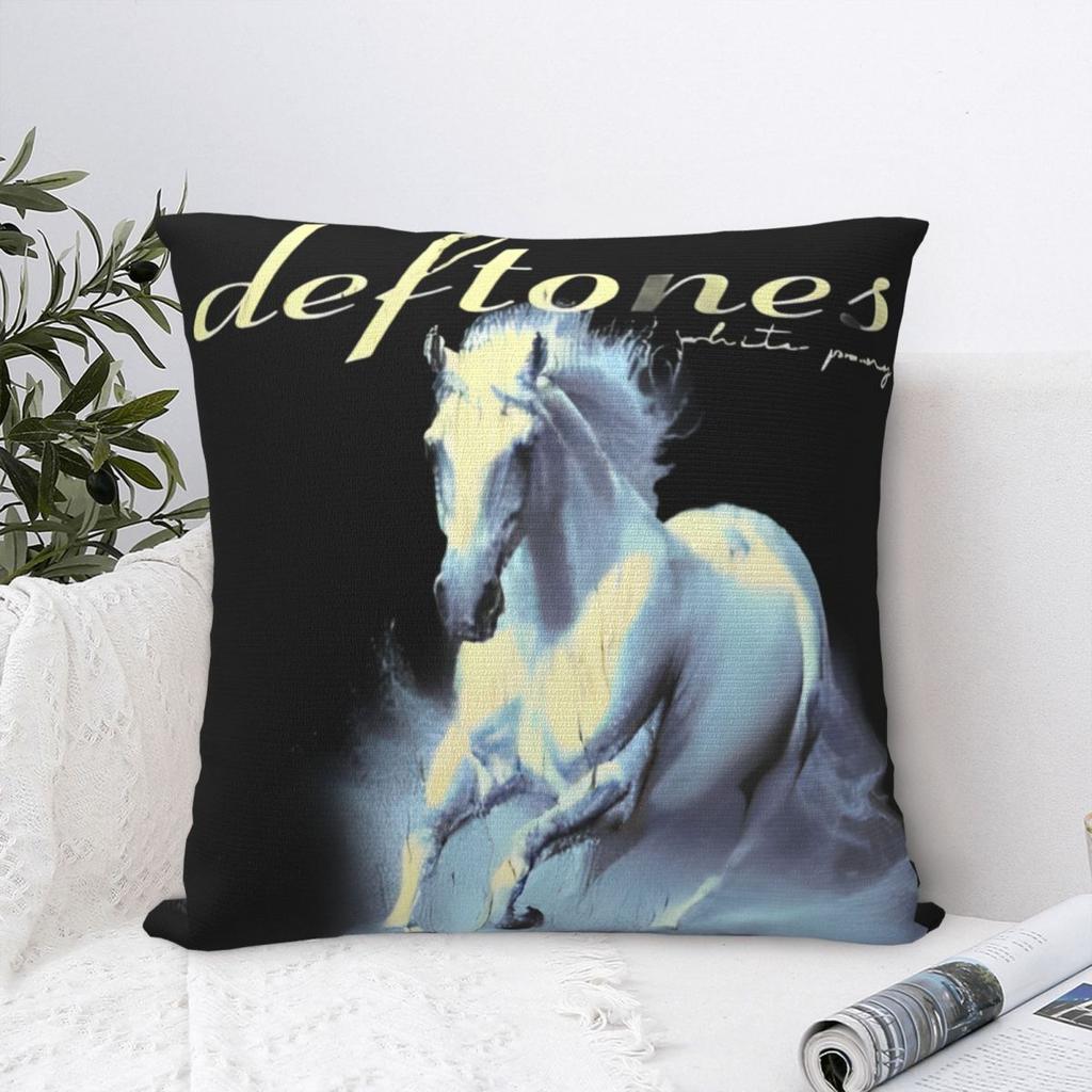 Deftones White Pony Album Square Pillow Cases Band Cushion Cover Decorative Pillowcase For Home 45*45Cm