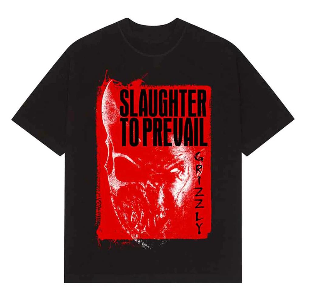 Слоган Slaughter To Prevail Логотип Одежда Повседневная Футболка Мужская и Женская Люксовый Бренд Топ 2026 Новый