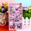 Милые светящиеся 3D рельефные стикеры Sanrio Куроми Синнаморолл Моя Мелоди Пузырчатые наклейки Мультяшные стикеры-украшения для награды Игрушки