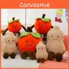 Novelty Plush Pillow With Persimmon And Peanut Animal Designs For Kids And Collectors
