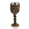 Mug Resin Dragon Skull Tea Wine Cups Stainless Steel Gothic Medieval Goblet Gift