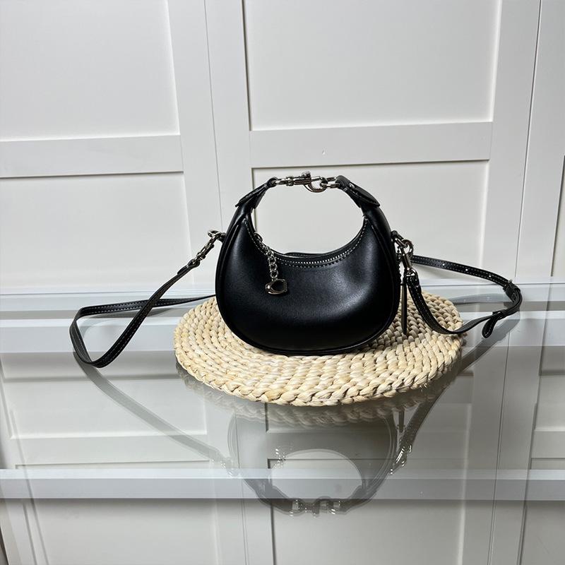 "2024 Women's Jonie Mini Retro Half-Moon Underarm Crossbody Bag"