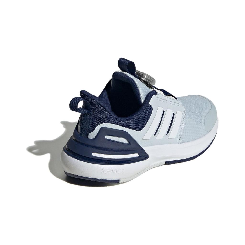 Adidas Rapidasport Boa Cushioning Durable Low-Top Casual Shoes Kids Casual Shoes White Blue ID3389