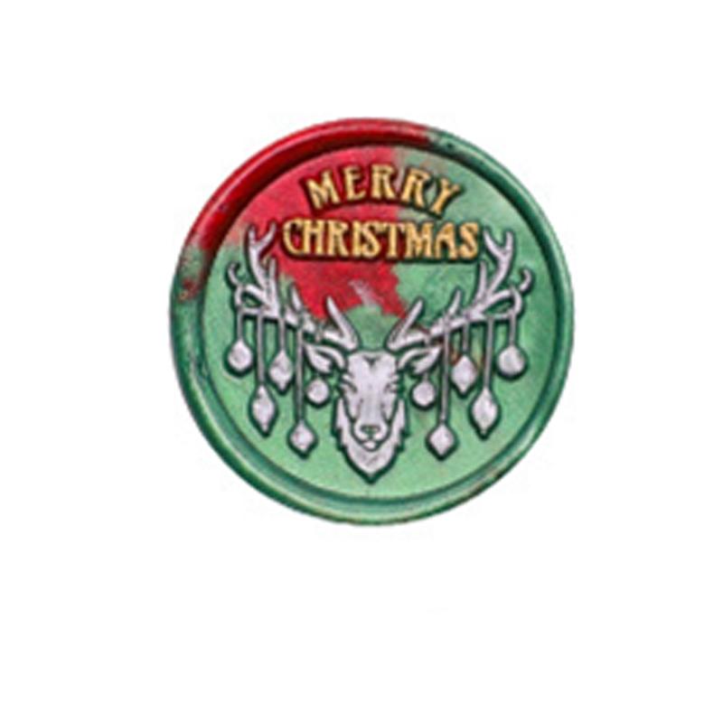 Рождественская восковая печать штамп старинная запечатывающая головка штампа для рождественской упаковки подарков открытки DIY скрапбукинг конверты приглашения