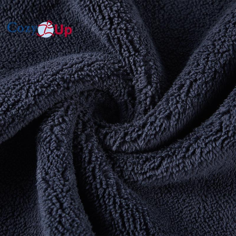 Cozy Up Мужская флисовая куртка с молнией во всю длину