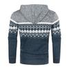 Winter Warm Knit Cardigan Men Autumn Hooded Sweater Coats Fashion Knitwear Korean Zip-Up Cardigan Sweater Knitted Jacket Man Streetwear Yasheng