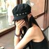 Flat Top Octagonal Cap Vintage Newsboy Hats Casual Star Hole Berets  Ladies