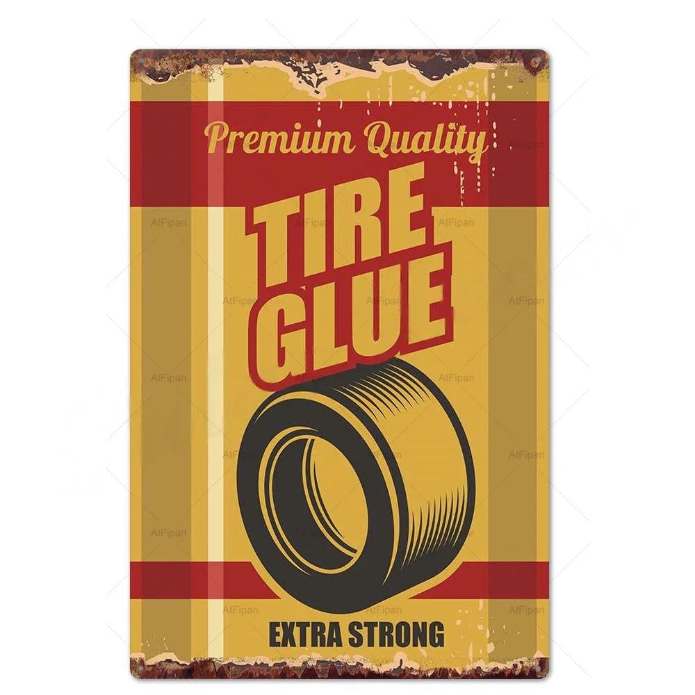 Винтажная металлическая жестяная табличка Ретро настенный декор Постер для гаража, автозаправки, автомастерской Идеальный акцент для домашнего декора